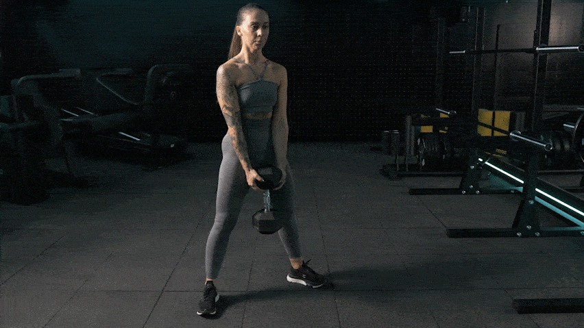 Sumo čučanj sa bučicom