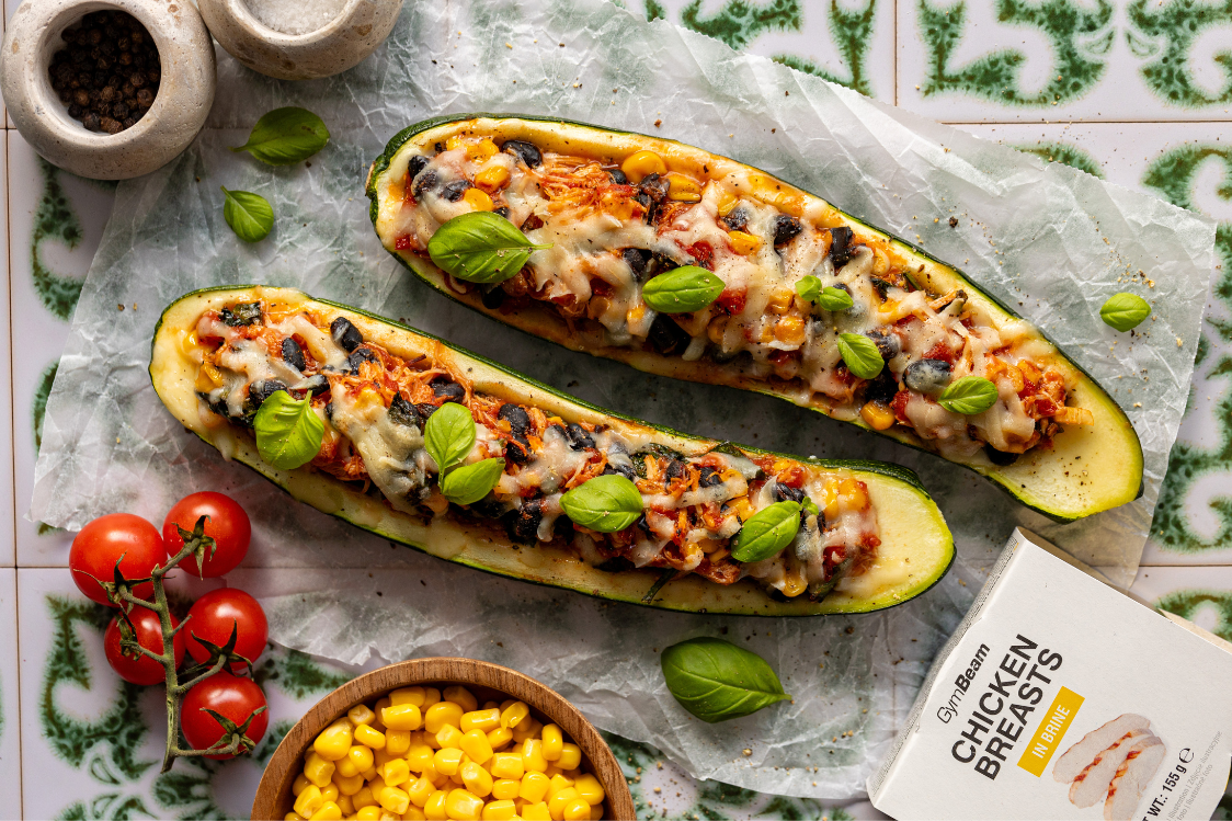 Pečene punjene tikvice