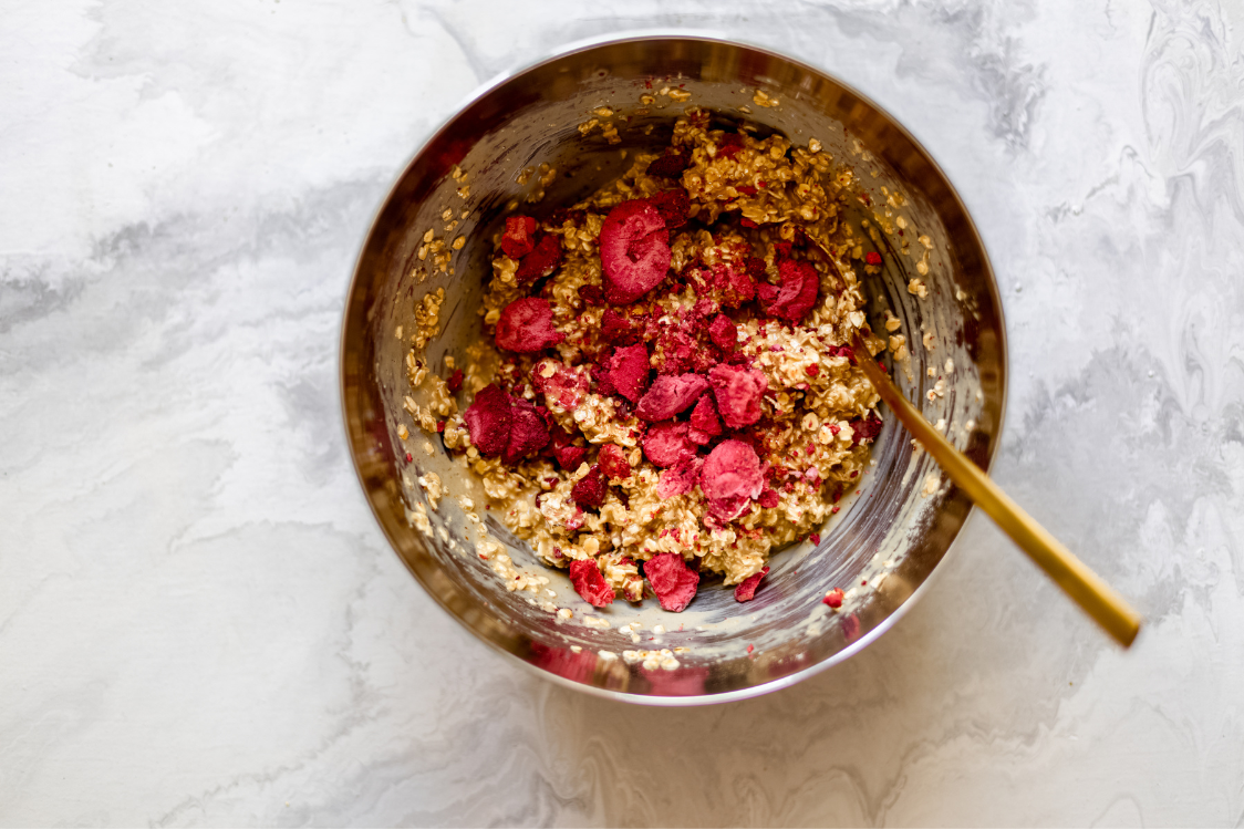 Proteinske pločice bez pečenja - priprema mešavine