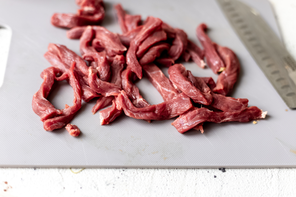 Bún bò Nam Bô - priprema za meso