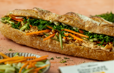 Fitnes recept: bánh mì baget sa piletinom