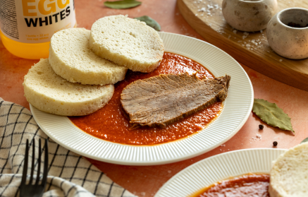 Fitnes recept: Sos od paradajza sa govedinom i proteinskim češkim knedlama