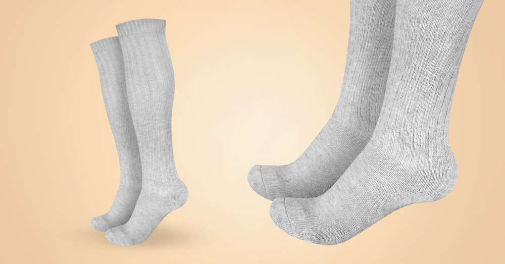 Dokolenice Grey - BeastPink