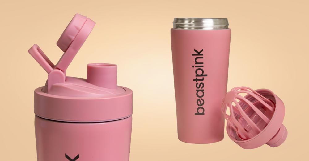 Šejker Steel 650 ml Pink - BeastPink