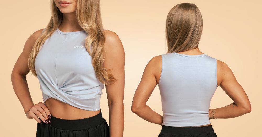 Women‘s Breeze Cropped Top Dove - BeastPink