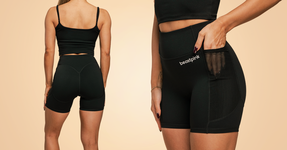 Ženske Breeze šorts crne - BeastPink