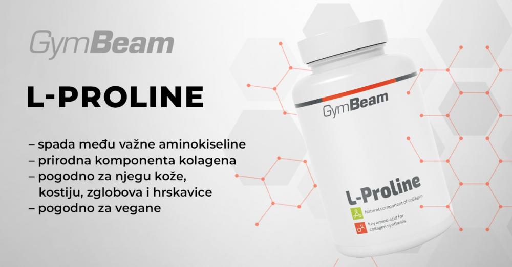L-prolin - Gymbeam