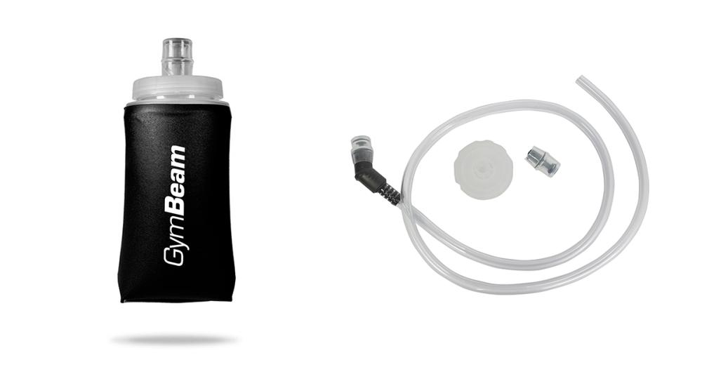 Fľaša Hydra Soft Flask Black 250 ml - GymBeam