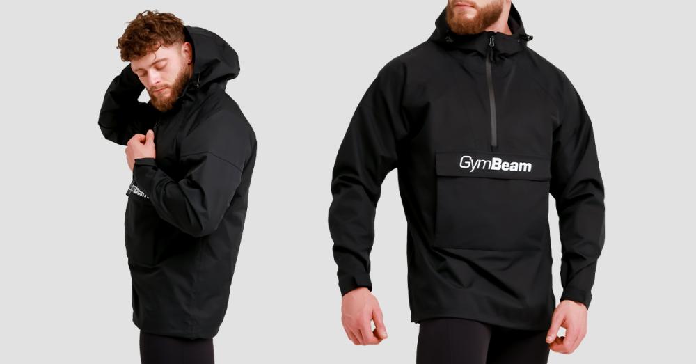 Muška jakna za kišu, crna - GimBeam 