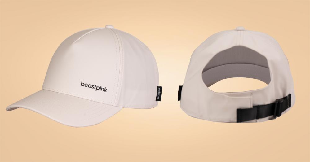 Kačket Ponytail Ivory - BeastPink