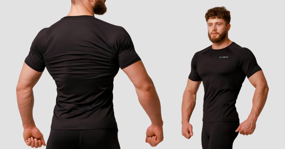 Pulse Running T-Shirt Black - GimBeam