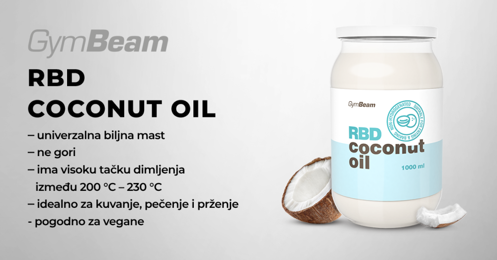 RBD kokosovo ulje - GymBeam