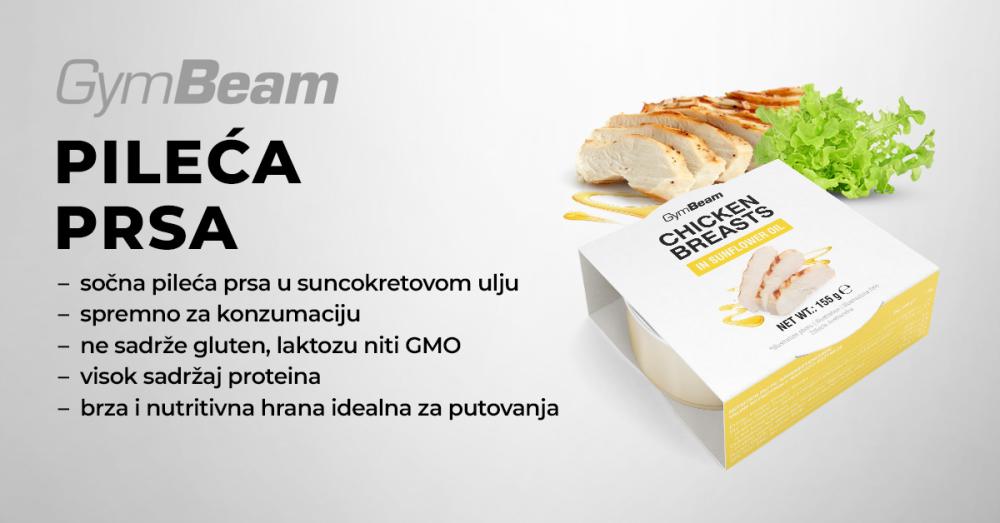 Pileća prsa u suncokretovom ulju - GymBeam