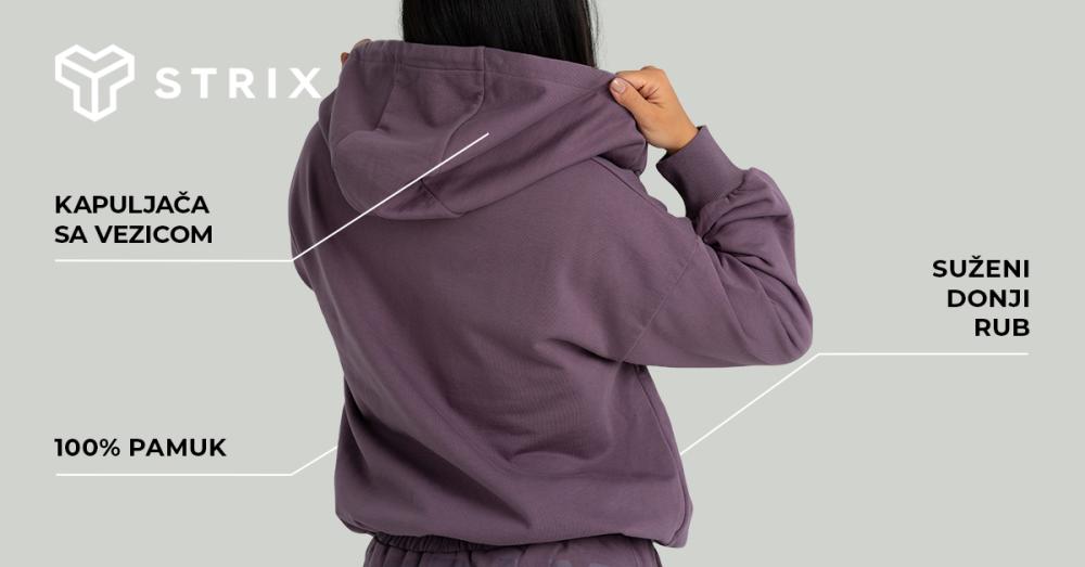 Ženska dukserica sa rajsferšlusom - STRIKS