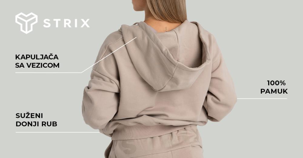 Ženska dukserica sa rajsferšlusom - STRIKS