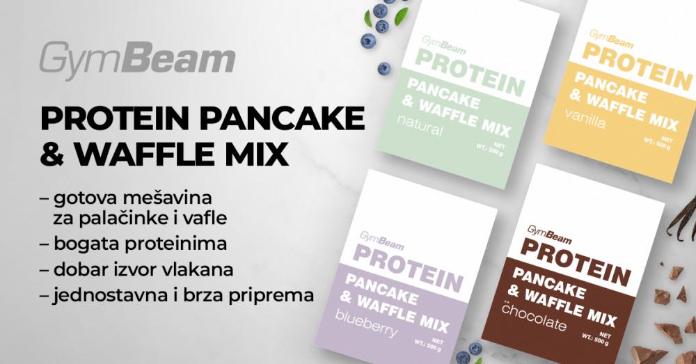 Smesa za proteinske palačinke i vafle 500g - GymBeam