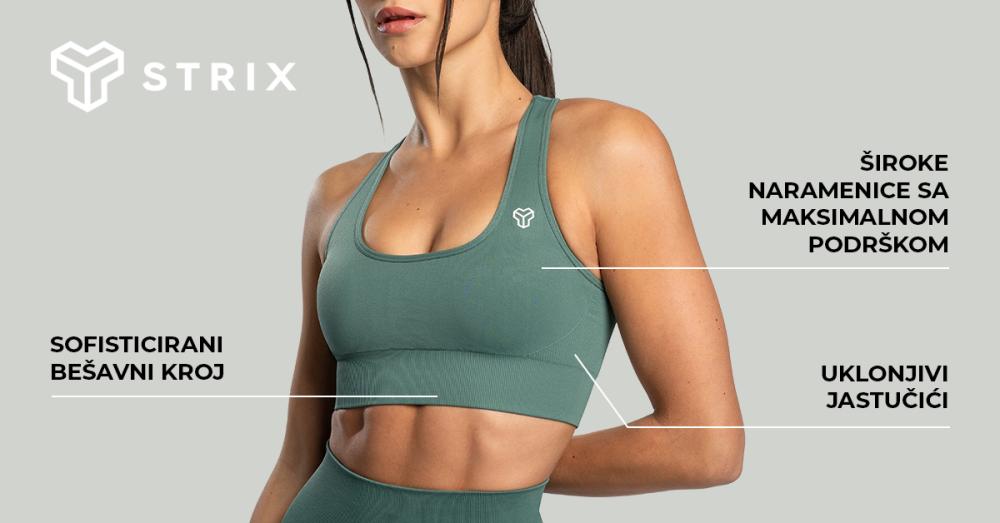Bešavni sportski grudnjak Moss - STRIKS