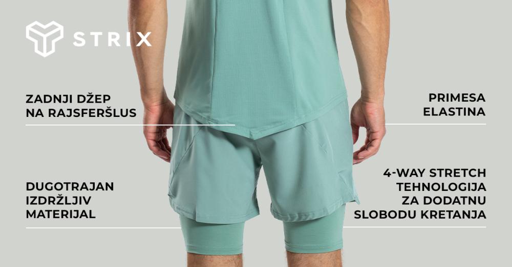 ULTRA Shorts 2u1 Black - STRIKS