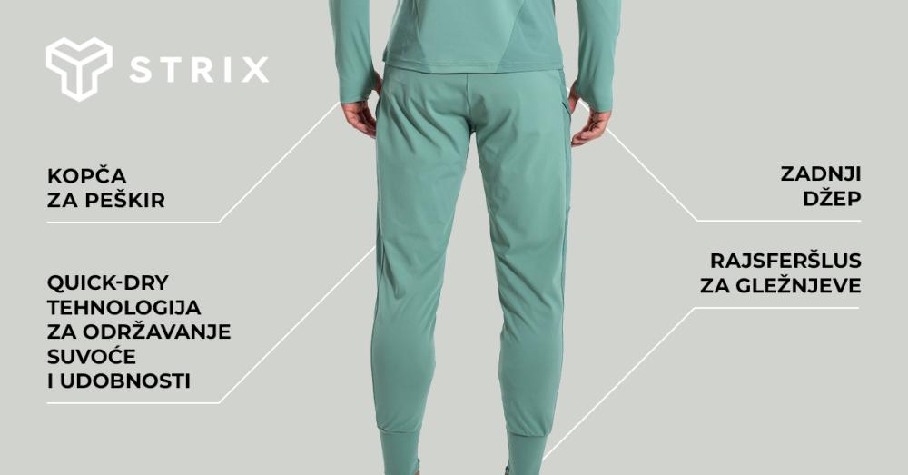 ULTRA crne sportske pantalone - STRIKS
