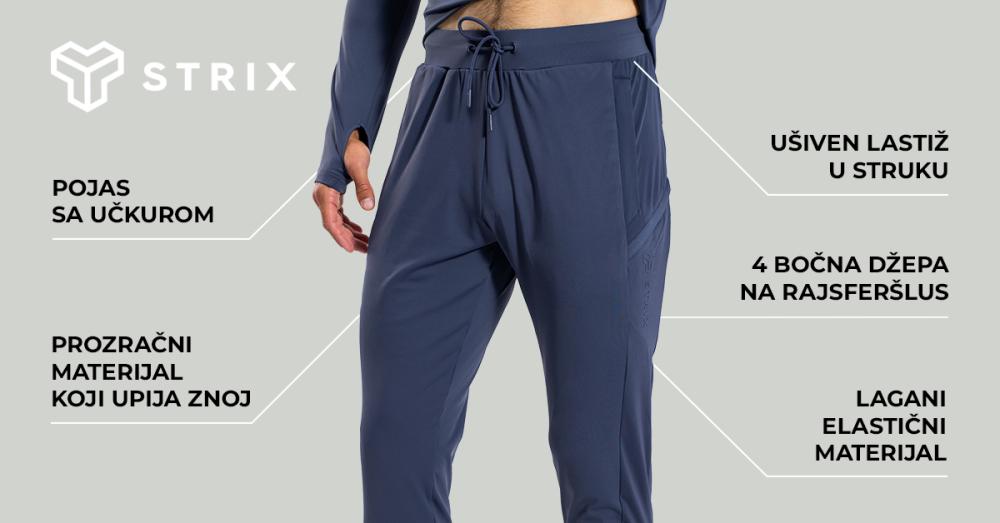 ULTRA crne sportske pantalone - STRIKS