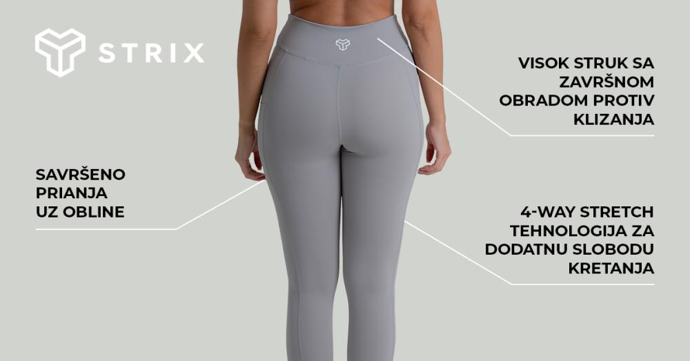 Ženske ZOA helanke crne - STRIKS