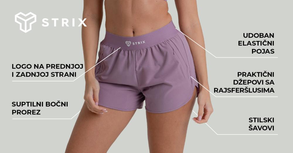 Ženske ZOA šorts crne - STRIKS