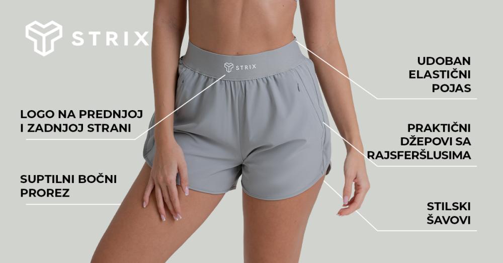 Ženske ZOA šorts crne - STRIKS