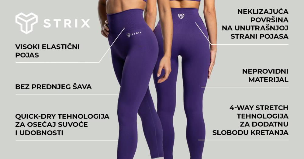 Ženske bešavne helanke Moss - STRIKS