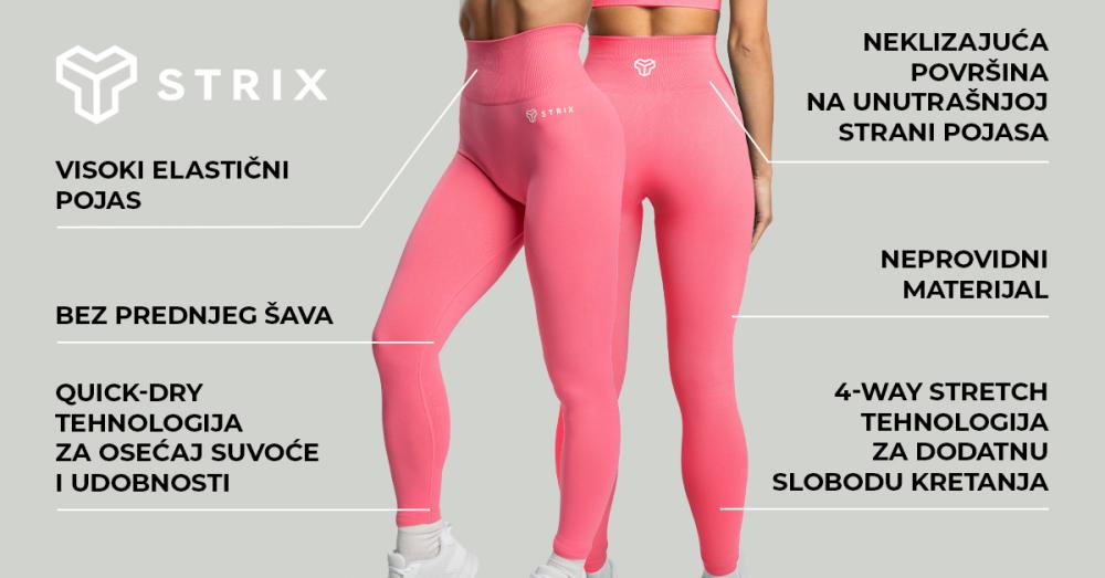 Ženske bešavne helanke Moss - STRIKS