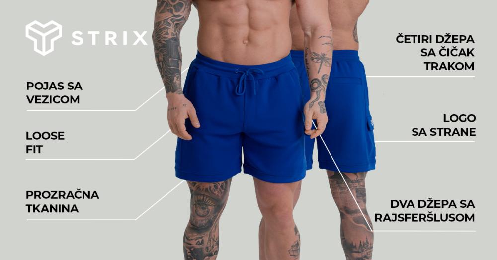 ZOA šorts crne - STRIKS