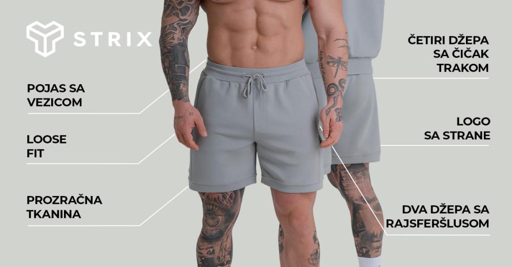 ZOA šorts crne - STRIKS