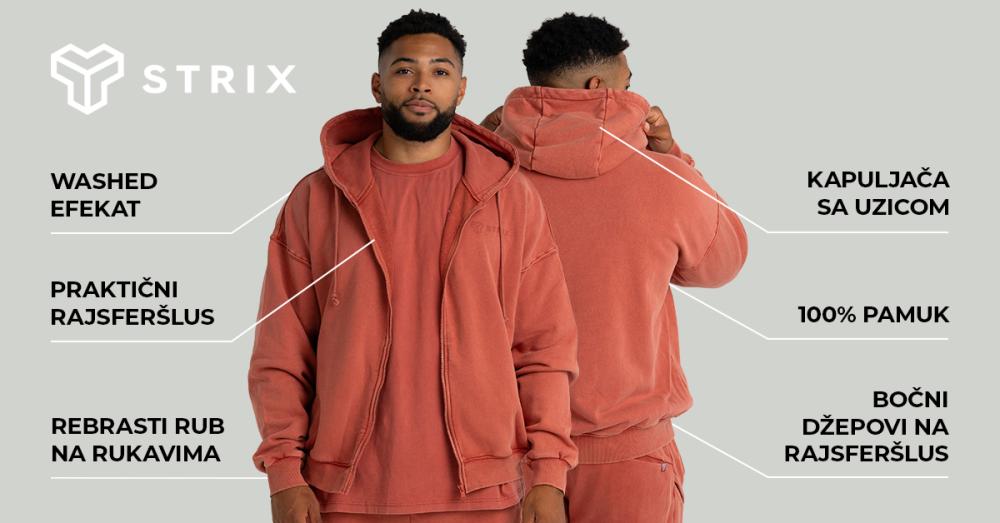 Opran dukser sa rajsferšlusom - STRIKS