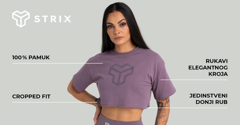 Ženski CropTop Taupe - STRIKS