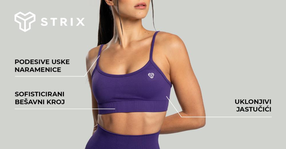 Sportski grudnjak bez šavova Moss - STRIKS