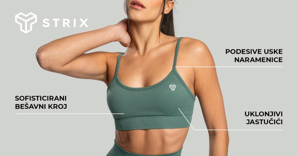 Sportski grudnjak bez šavova Moss - STRIKS