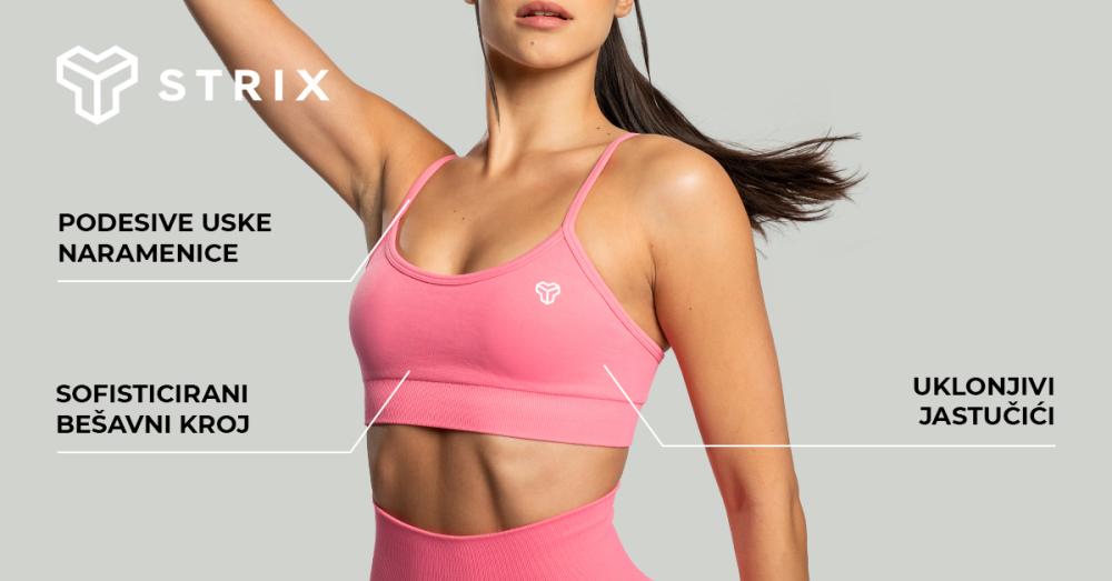 Sportski grudnjak bez šavova Moss - STRIKS