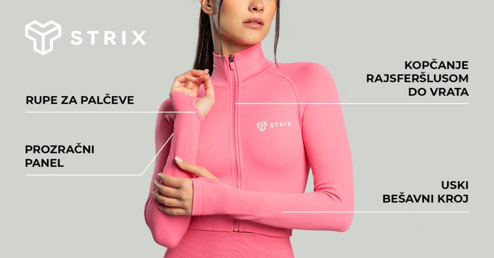 Ženski bešavni skraćeni top Moss - STRIKS