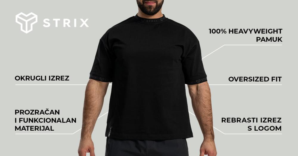 Prevelika teška crna majica - STRIX