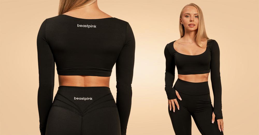 Ženski Sense Sports Top Black - Beastpink