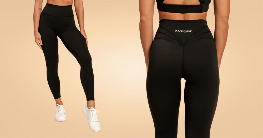 Ženske Sense helanke crne - BeastPink