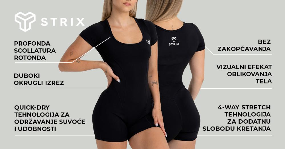 Ženski kombinezon crni - STRIKS