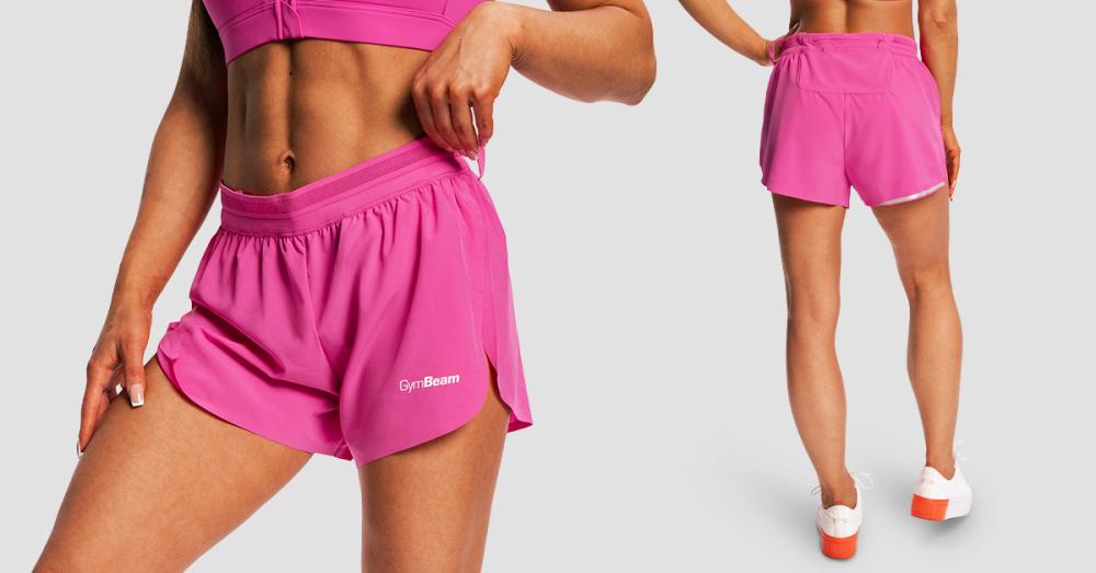 Women's Pulse X Purple Running Shorts - GymBeam
