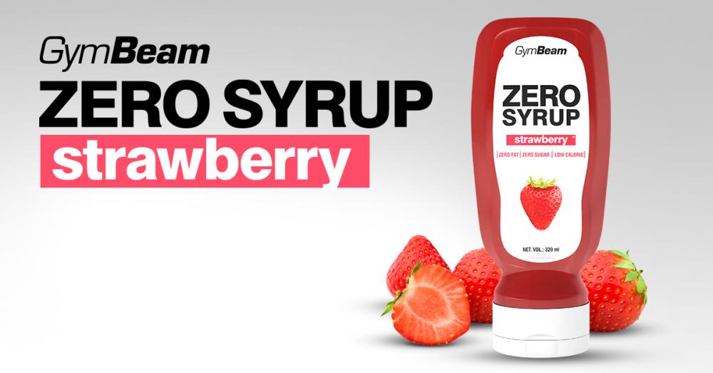 ZERO SYRUP jagoda - GymBeam
