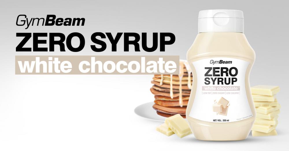 ZERO SYRUP bela čokolada 350 ml - GymBeam