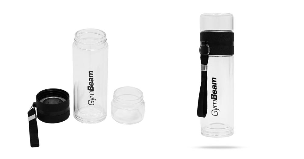 Staklena flaša Infuser 400 ml - GymBeam