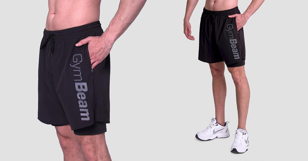 2u1 Essence Black Shorts - GimBeam