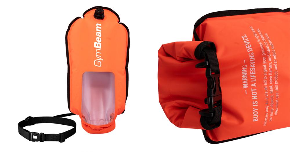 Bova za plivanje 28 l Orange - GymBeam