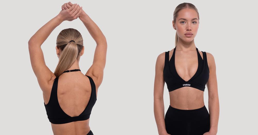 Sportski grudnjak Flow Black - GymBeam