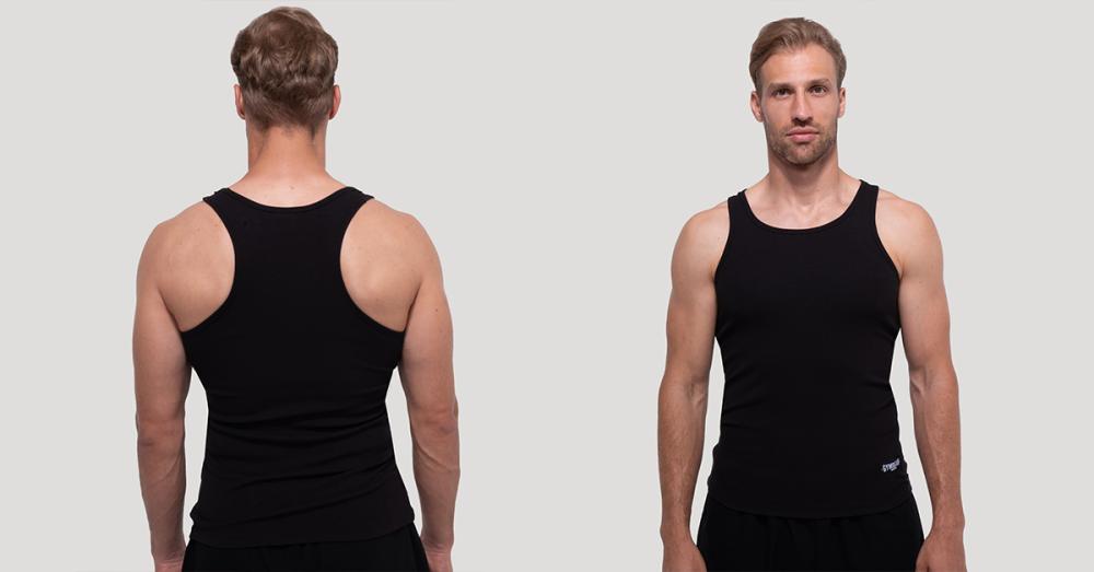 Tílko Persistence Ribbed Black - GymBeam