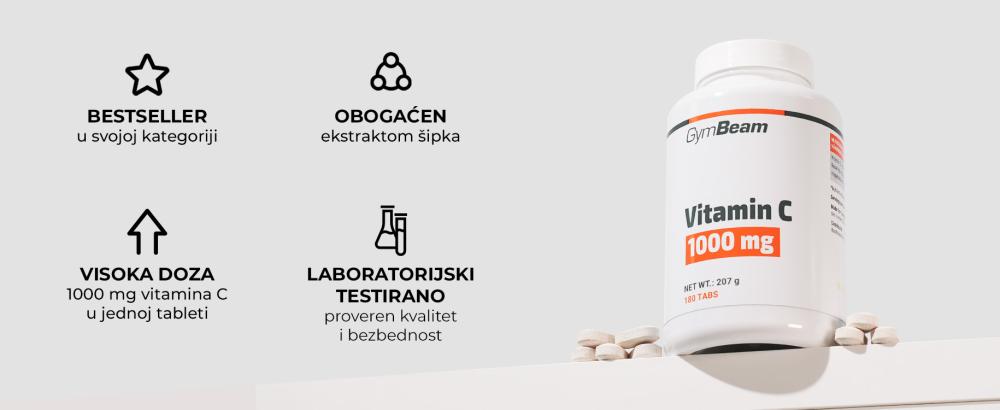 Vitamin C 1000 mg - GymBeam